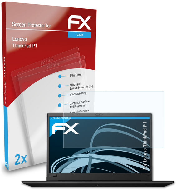atFoliX FX-Clear Schutzfolie für Lenovo ThinkPad P1