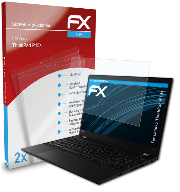 atFoliX FX-Clear Schutzfolie für Lenovo ThinkPad P15s