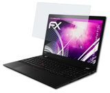 Glasfolie atFoliX kompatibel mit Lenovo ThinkPad P15s, 9H Hybrid-Glass FX