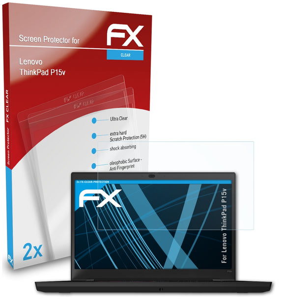 atFoliX FX-Clear Schutzfolie für Lenovo ThinkPad P15v