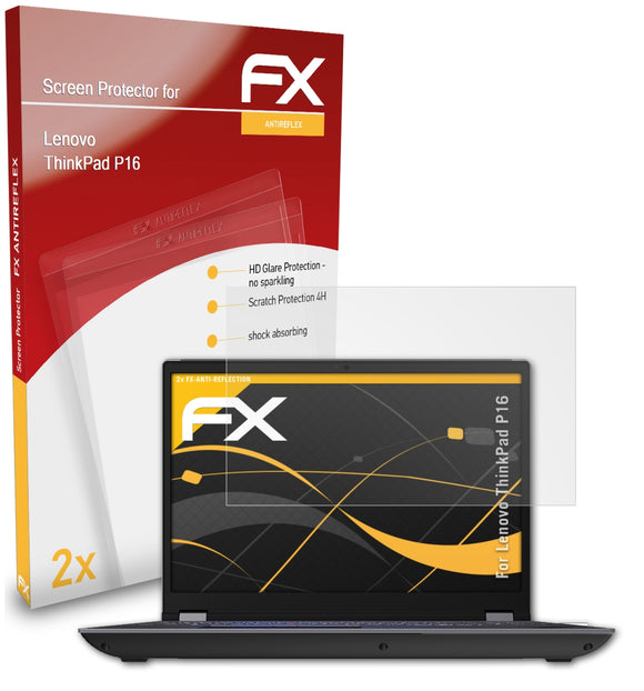 atFoliX FX-Antireflex Displayschutzfolie für Lenovo ThinkPad P16