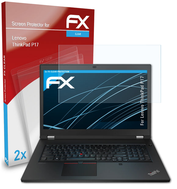 atFoliX FX-Clear Schutzfolie für Lenovo ThinkPad P17