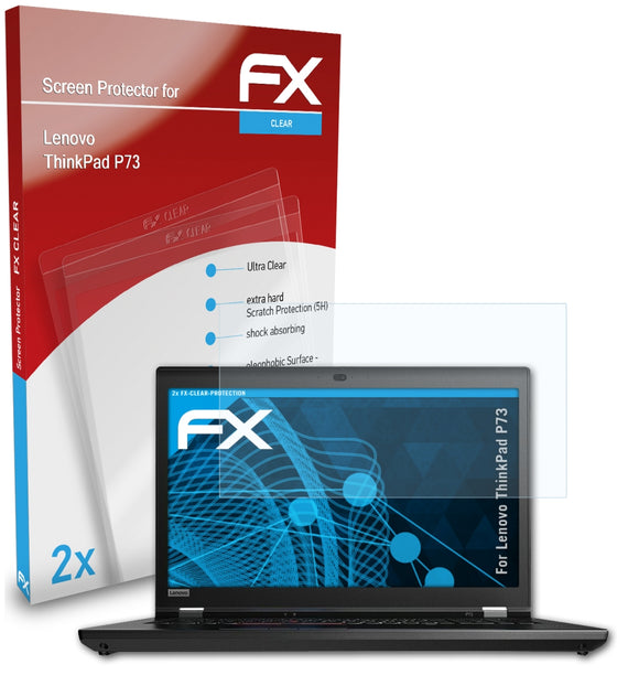 atFoliX FX-Clear Schutzfolie für Lenovo ThinkPad P73