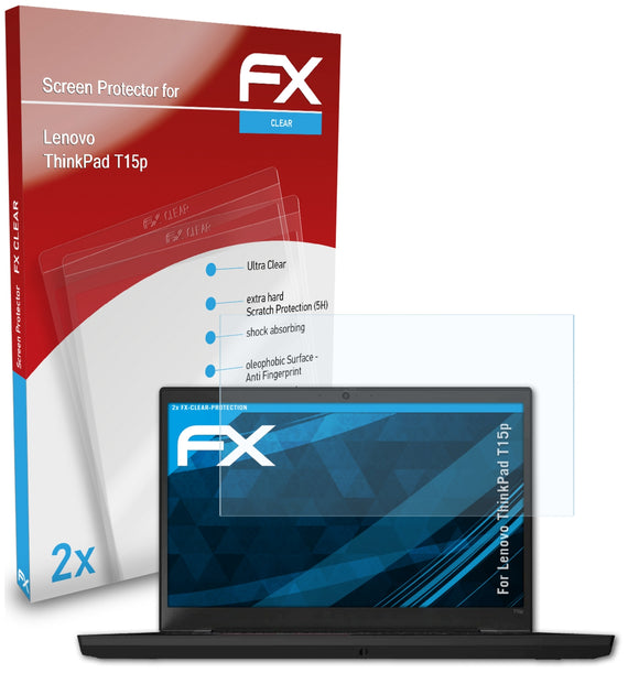 atFoliX FX-Clear Schutzfolie für Lenovo ThinkPad T15p