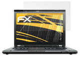 Panzerfolie atFoliX kompatibel mit Lenovo ThinkPad T430, entspiegelnde und stoßdämpfende FX (2X)
