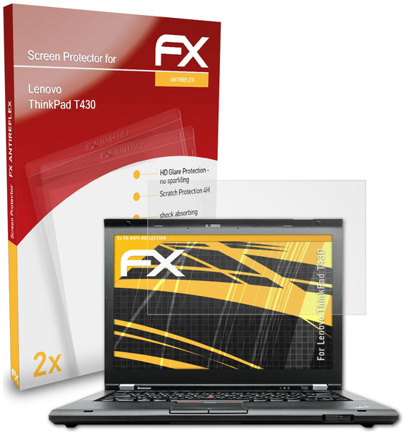atFoliX FX-Antireflex Displayschutzfolie für Lenovo ThinkPad T430