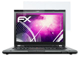 Glasfolie atFoliX kompatibel mit Lenovo ThinkPad T430, 9H Hybrid-Glass FX