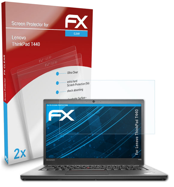 atFoliX FX-Clear Schutzfolie für Lenovo ThinkPad T440
