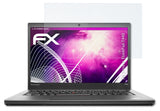 Glasfolie atFoliX kompatibel mit Lenovo ThinkPad T440, 9H Hybrid-Glass FX