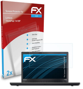 atFoliX FX-Clear Schutzfolie für Lenovo ThinkPad T470P