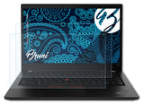 Schutzfolie Bruni kompatibel mit Lenovo ThinkPad T490, glasklare (2X)