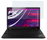 Glasfolie atFoliX kompatibel mit Lenovo ThinkPad T590, 9H Hybrid-Glass FX