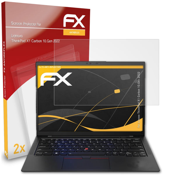 atFoliX FX-Antireflex Displayschutzfolie für Lenovo ThinkPad X1 Carbon (10.Gen 2022)