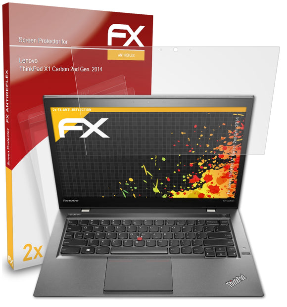 atFoliX FX-Antireflex Displayschutzfolie für Lenovo ThinkPad X1 Carbon (2nd Gen. 2014)
