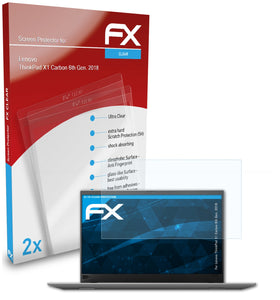 atFoliX FX-Clear Schutzfolie für Lenovo ThinkPad X1 Carbon (6th Gen. 2018)