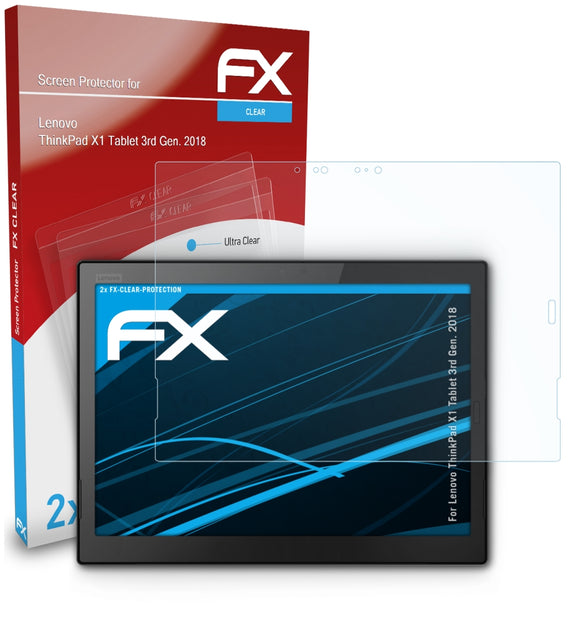 atFoliX FX-Clear Schutzfolie für Lenovo ThinkPad X1 Tablet (3rd Gen. 2018)