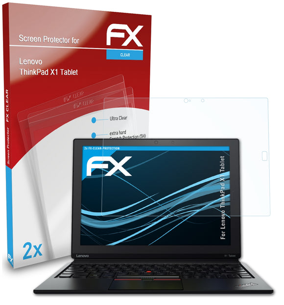 atFoliX FX-Clear Schutzfolie für Lenovo ThinkPad X1 Tablet
