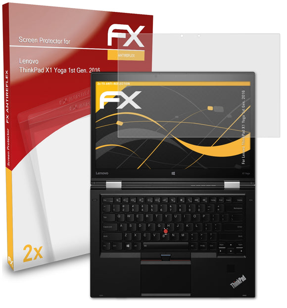 atFoliX FX-Antireflex Displayschutzfolie für Lenovo ThinkPad X1 Yoga (1st Gen. 2016)