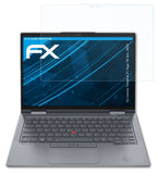 Schutzfolie atFoliX kompatibel mit Lenovo ThinkPad X1 Yoga 7th Gen. 2022, ultraklare FX (2X)