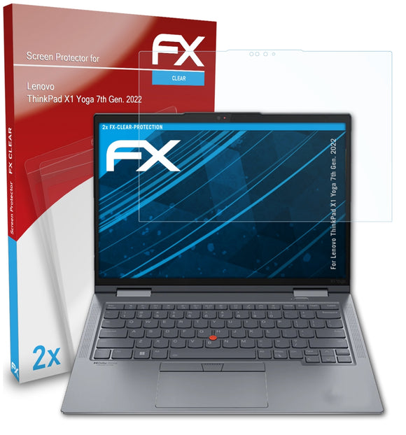 atFoliX FX-Clear Schutzfolie für Lenovo ThinkPad X1 Yoga (7th Gen. 2022)