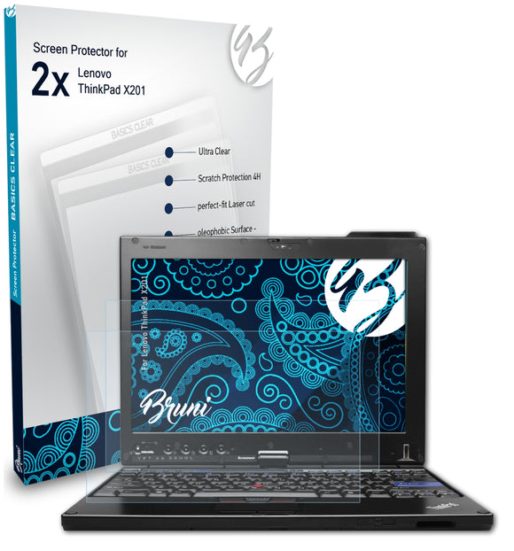 Bruni Basics-Clear Displayschutzfolie für Lenovo ThinkPad X201