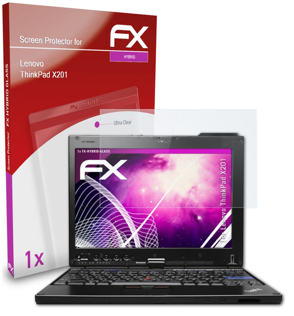 atFoliX FX-Hybrid-Glass Panzerglasfolie für Lenovo ThinkPad X201