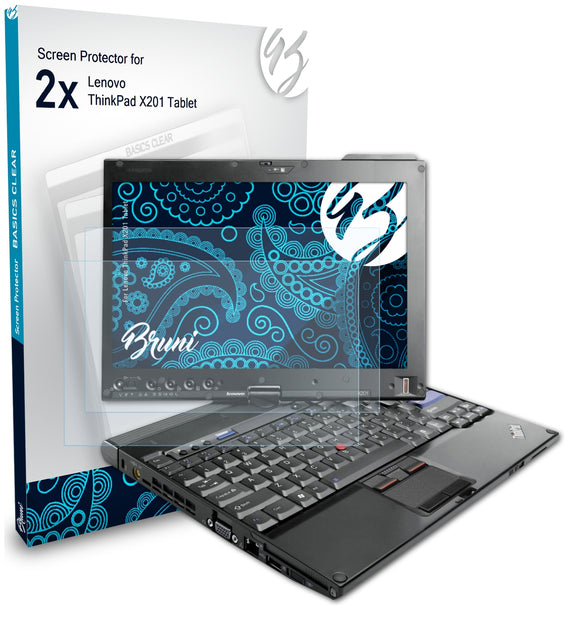 Bruni Basics-Clear Displayschutzfolie für Lenovo ThinkPad X201 Tablet