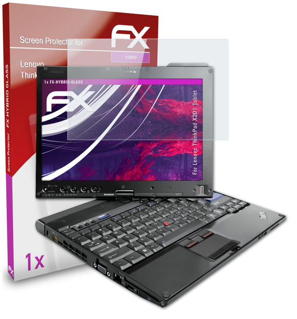 atFoliX FX-Hybrid-Glass Panzerglasfolie für Lenovo ThinkPad X201 Tablet