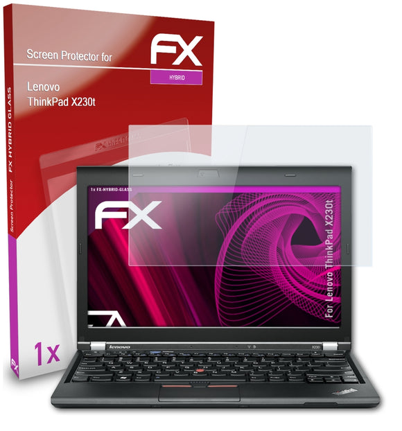 atFoliX FX-Hybrid-Glass Panzerglasfolie für Lenovo ThinkPad X230t