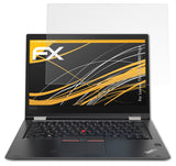 Panzerfolie atFoliX kompatibel mit Lenovo ThinkPad X380 Yoga, entspiegelnde und stoßdämpfende FX (2X)