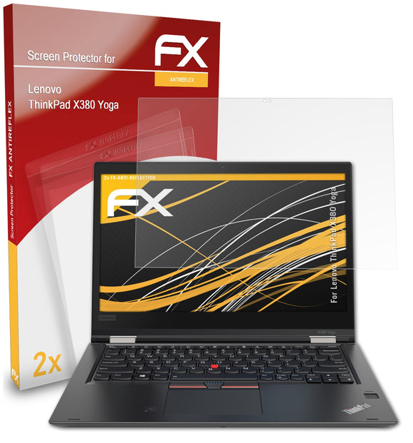 atFoliX FX-Antireflex Displayschutzfolie für Lenovo ThinkPad X380 Yoga