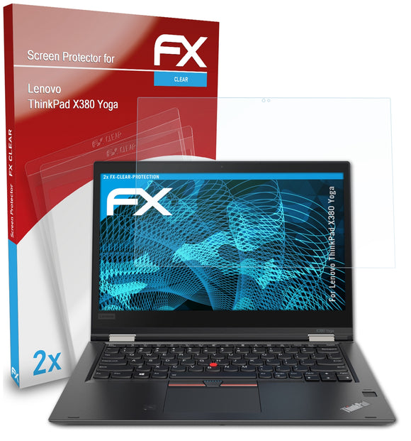 atFoliX FX-Clear Schutzfolie für Lenovo ThinkPad X380 Yoga