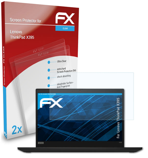 atFoliX FX-Clear Schutzfolie für Lenovo ThinkPad X395