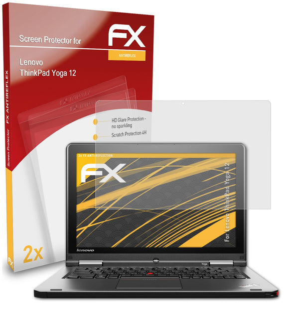 atFoliX FX-Antireflex Displayschutzfolie für Lenovo ThinkPad Yoga 12