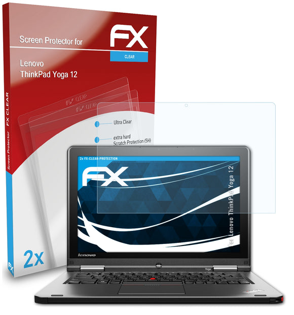 atFoliX FX-Clear Schutzfolie für Lenovo ThinkPad Yoga 12