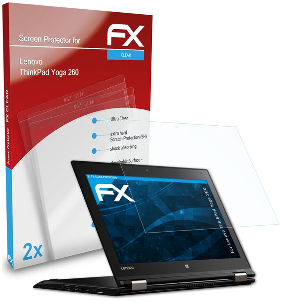 atFoliX FX-Clear Schutzfolie für Lenovo ThinkPad Yoga 260