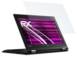 Glasfolie atFoliX kompatibel mit Lenovo ThinkPad Yoga 260, 9H Hybrid-Glass FX