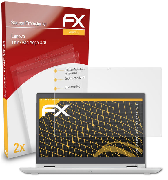 atFoliX FX-Antireflex Displayschutzfolie für Lenovo ThinkPad Yoga 370