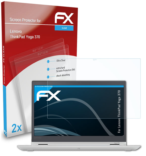 atFoliX FX-Clear Schutzfolie für Lenovo ThinkPad Yoga 370