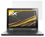 Panzerfolie atFoliX kompatibel mit Lenovo ThinkPad Yoga, entspiegelnde und stoßdämpfende FX (2X)