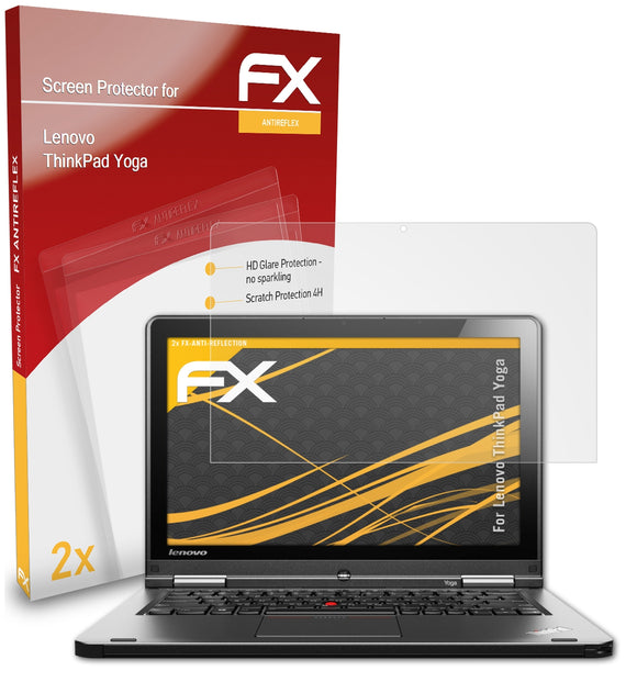 atFoliX FX-Antireflex Displayschutzfolie für Lenovo ThinkPad Yoga