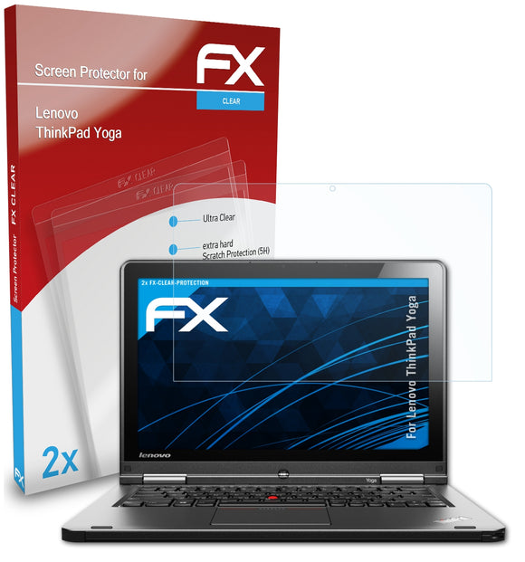 atFoliX FX-Clear Schutzfolie für Lenovo ThinkPad Yoga