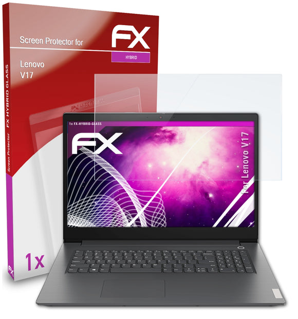 atFoliX FX-Hybrid-Glass Panzerglasfolie für Lenovo V17