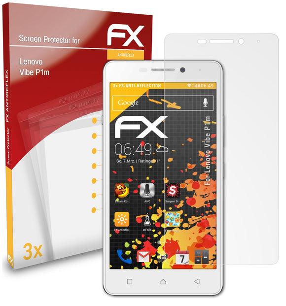 atFoliX FX-Antireflex Displayschutzfolie für Lenovo Vibe P1m