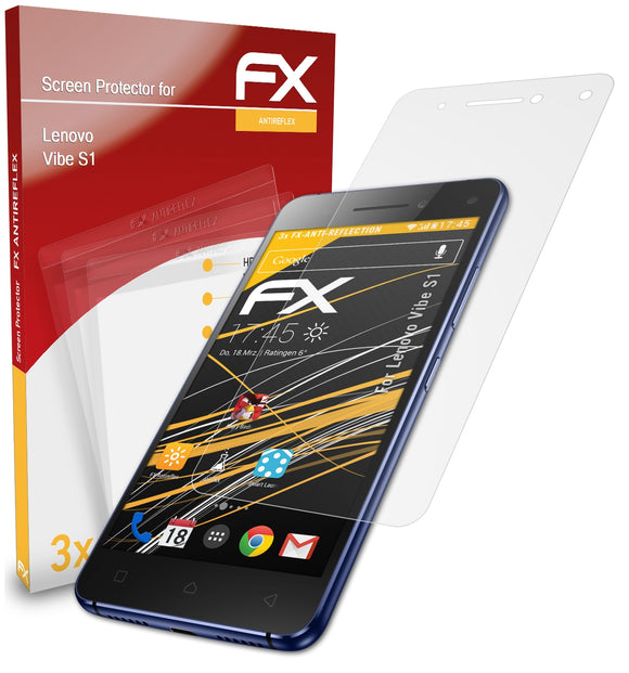 atFoliX FX-Antireflex Displayschutzfolie für Lenovo Vibe S1