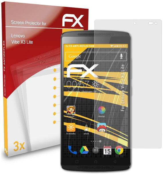 atFoliX FX-Antireflex Displayschutzfolie für Lenovo Vibe X3 Lite