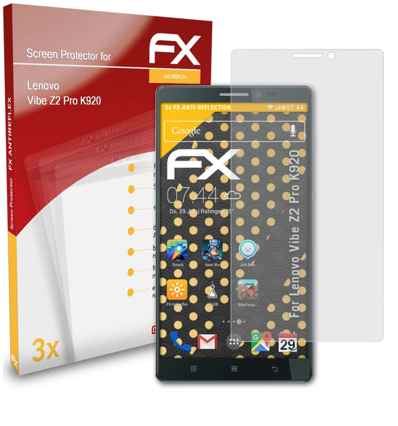 atFoliX FX-Antireflex Displayschutzfolie für Lenovo Vibe Z2 Pro (K920)