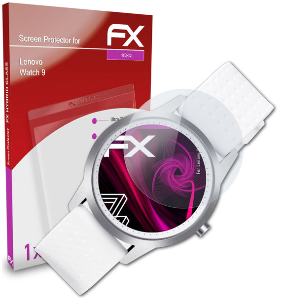 atFoliX FX-Hybrid-Glass Panzerglasfolie für Lenovo Watch 9