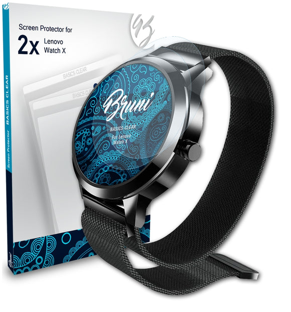 Bruni Basics-Clear Displayschutzfolie für Lenovo Watch X