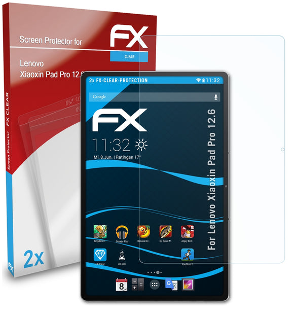 atFoliX FX-Clear Schutzfolie für Lenovo Xiaoxin Pad Pro 12.6